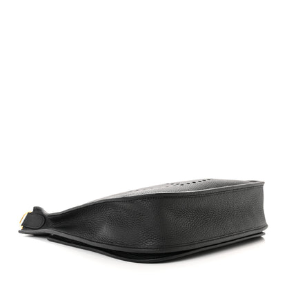 Hermes Taurillon Clemence Evelyne III PM Black 4 of 12