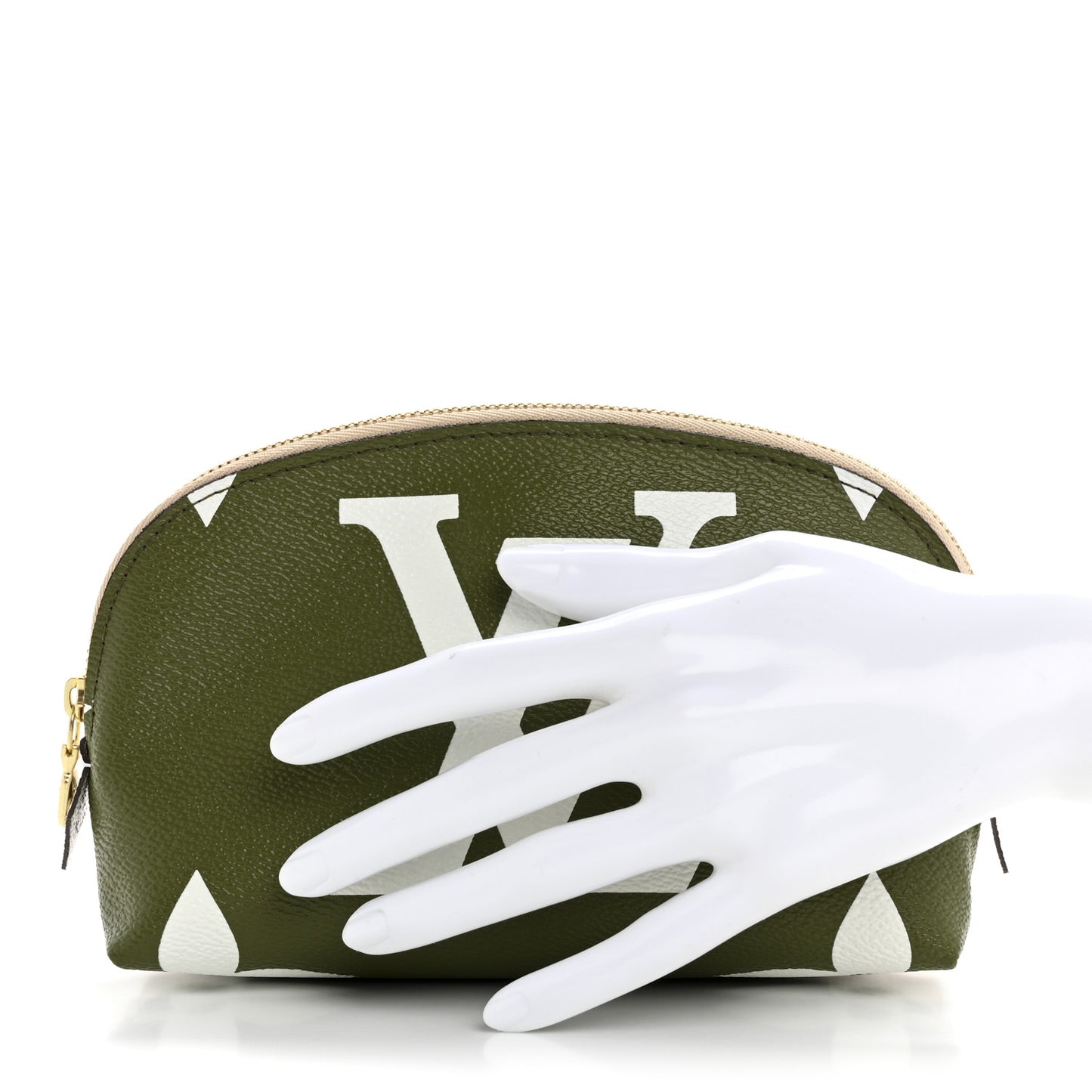 Monogram Giant Cosmetic Pouch Kaki