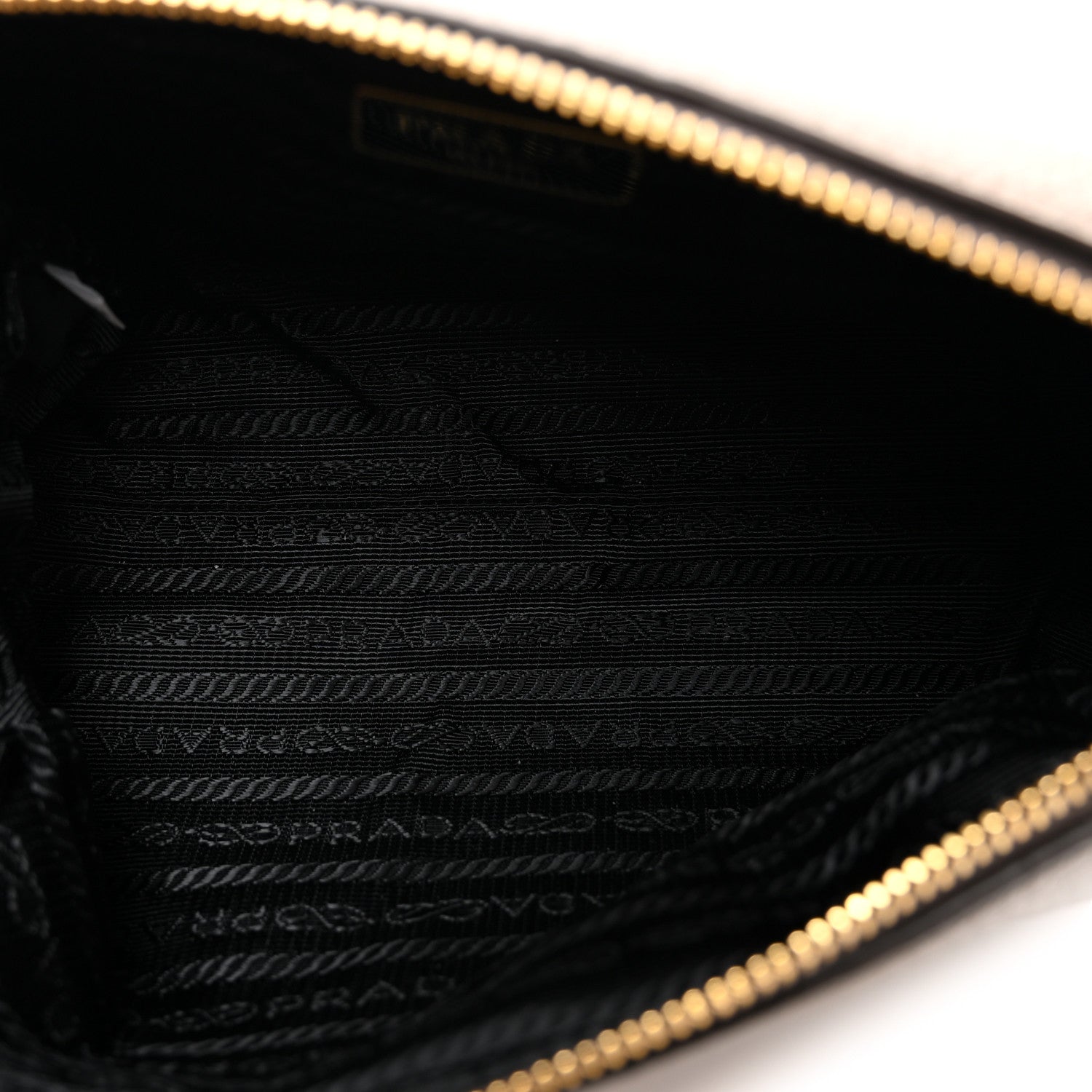 Prada Vitello Daino Cosmetic Pouch Argilla 5 of 8