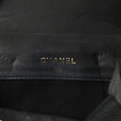 Chanel Caviar Timeless CC Compact French Wallet Black 6 of 9