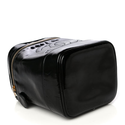 Chanel Patent Vanity Cosmetic Case Black 4 of 24