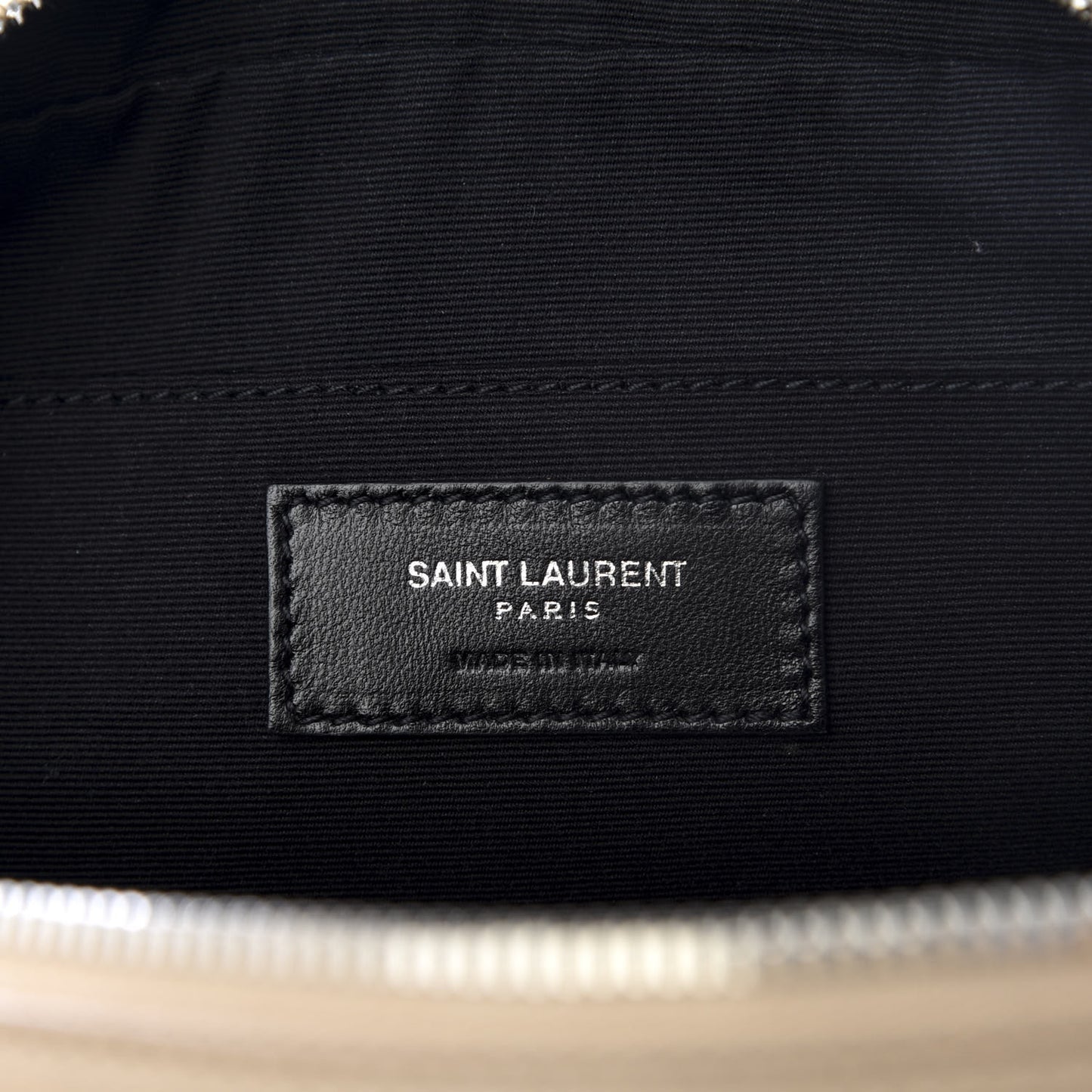 Lambskin Monogram Small Lou Camera Bag Dark Beige