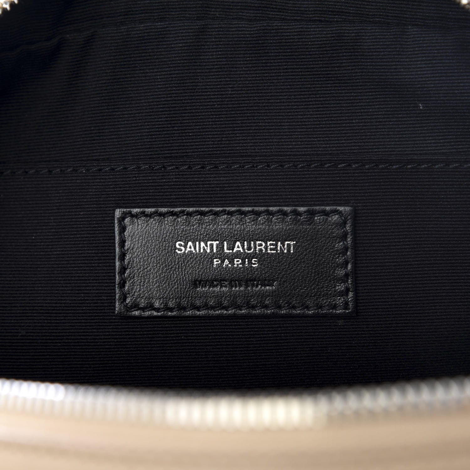 Saint Laurent Lambskin Monogram Small Lou Camera Bag Dark Beige 7 of 8