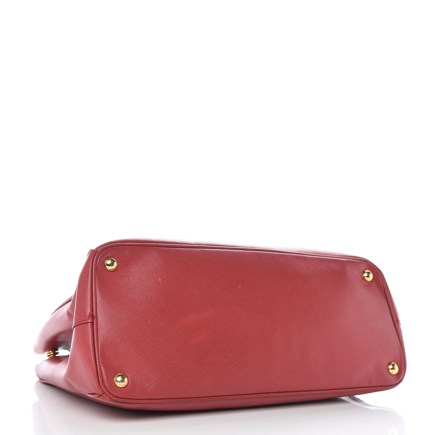 Saffiano Medium Galleria Double Zip Tote Fuoco