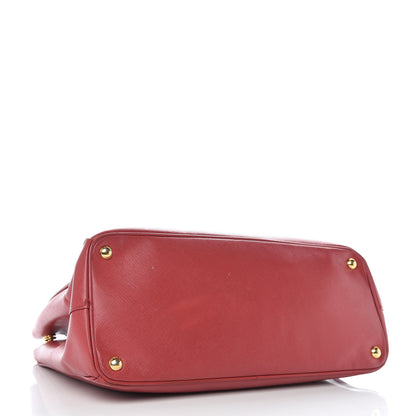 Prada Saffiano Medium Galleria Double Zip Tote Fuoco 4 of 13