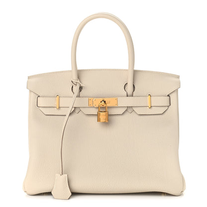 Hermes Togo Birkin 30 Craie 1 of 9