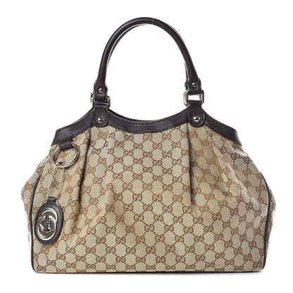 Gucci Monogram Medium Sukey Tote Dark Brown 1 of 11