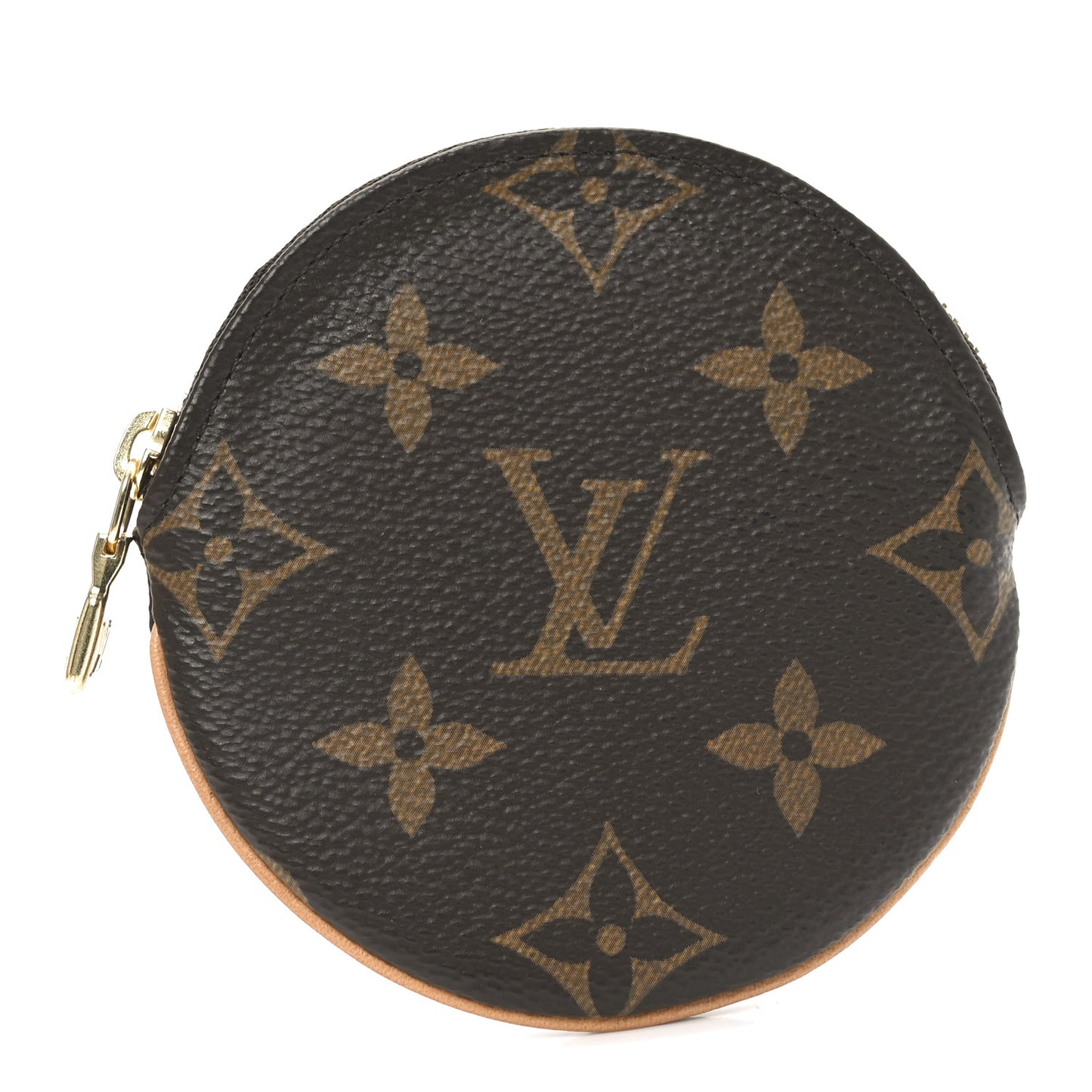 Monogram Round Coin Purse
