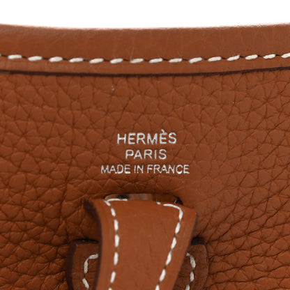 Hermes Taurillon Clemence Evelyne TPM Gold 6 of 9