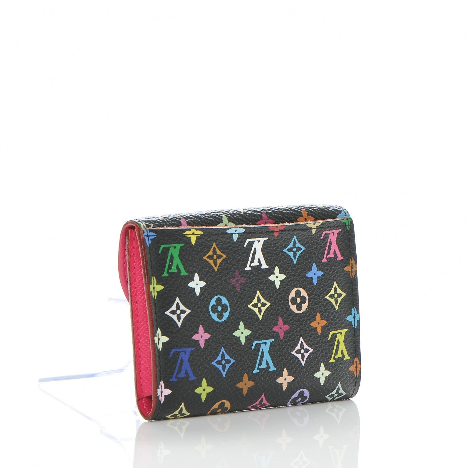 Louis Vuitton Monogram Multicolor Business Card Holder Black Grenade 3 of 6