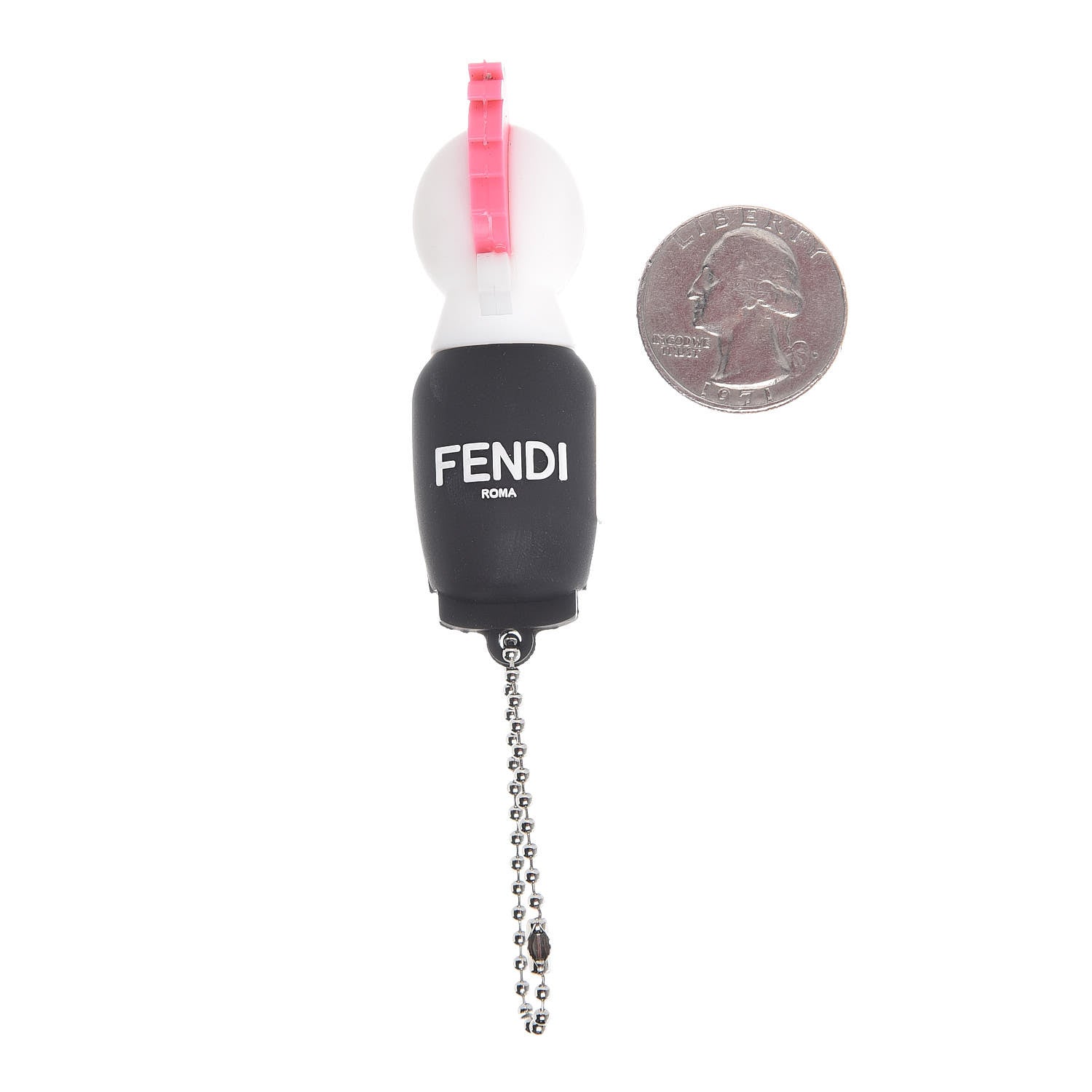 Fendi PVC Karlito USB Flash Drive Bag Charm 2 of 5