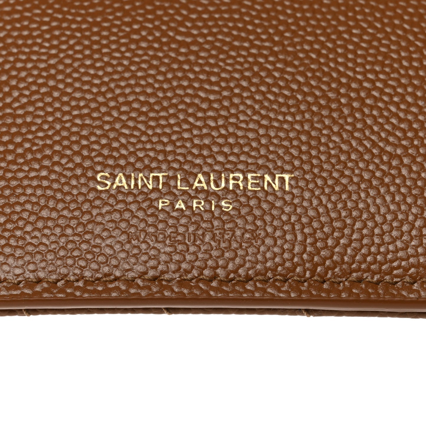 Grain De Poudre Matelasse Chevron Monogram Zipped Card Case Natural Dark