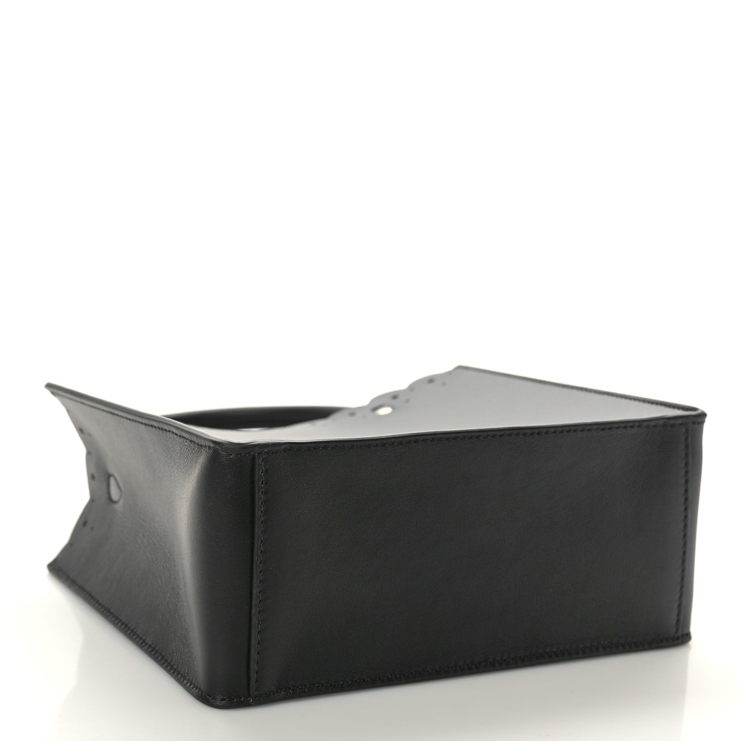 Calfskin Laser Cut Fiori Garance 20 Tote Black