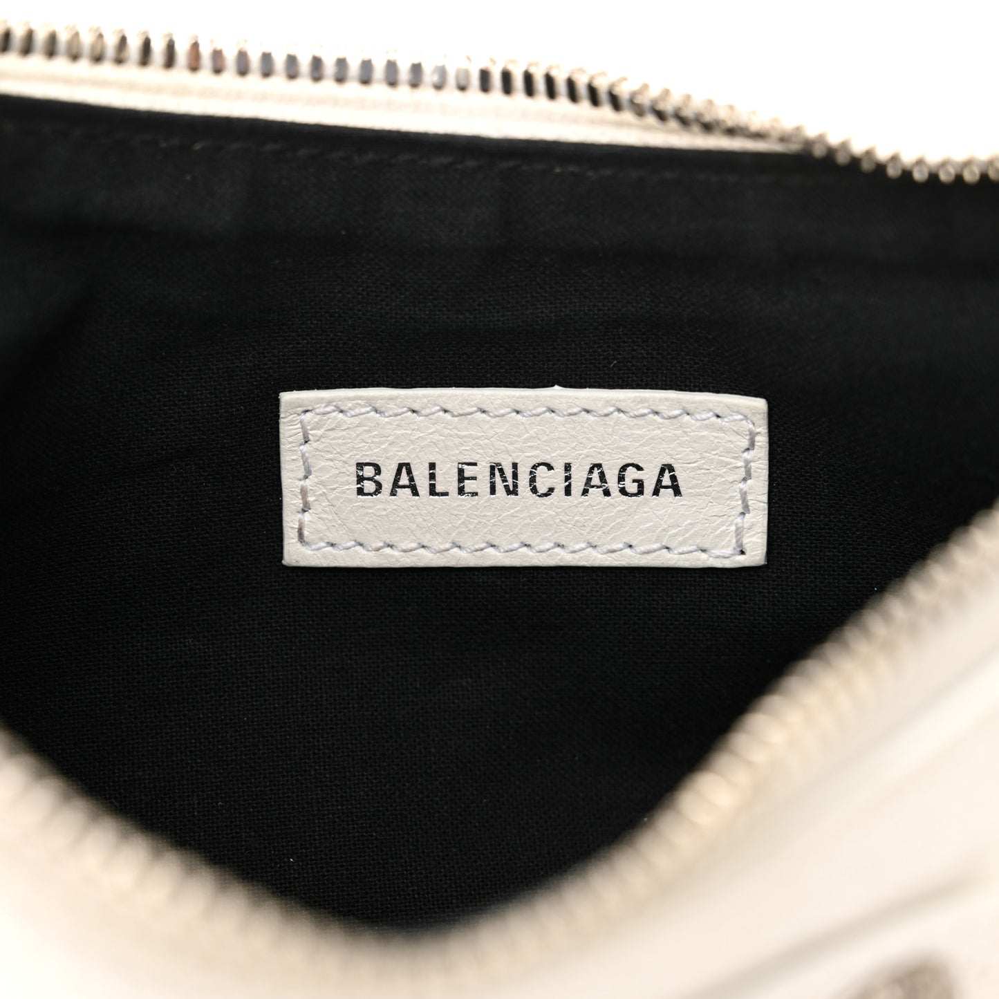 Agneau Arena Le Cagole Shoulder Bag XS Optic White