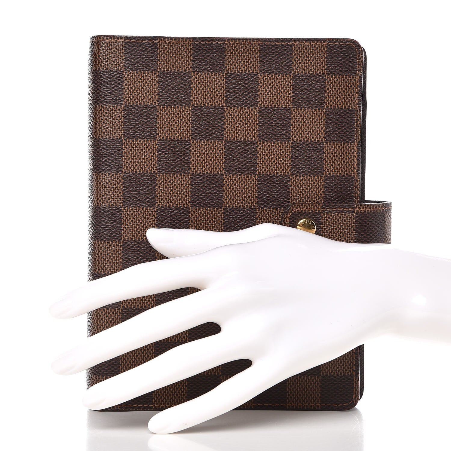 Louis Vuitton Damier Ebene Medium Ring Agenda Cover 2 of 9