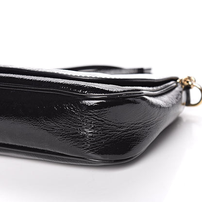 Gucci Patent Medium Soho Flap Crossbody Black 9 of 11