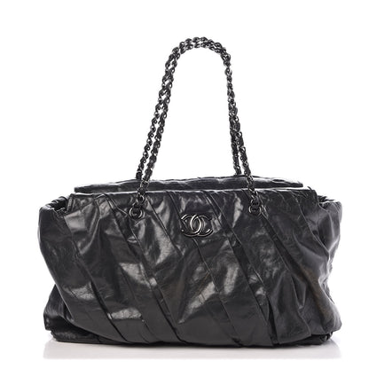 Chanel Glazed Calfskin Large Twisted Tote Grey 1 of 7