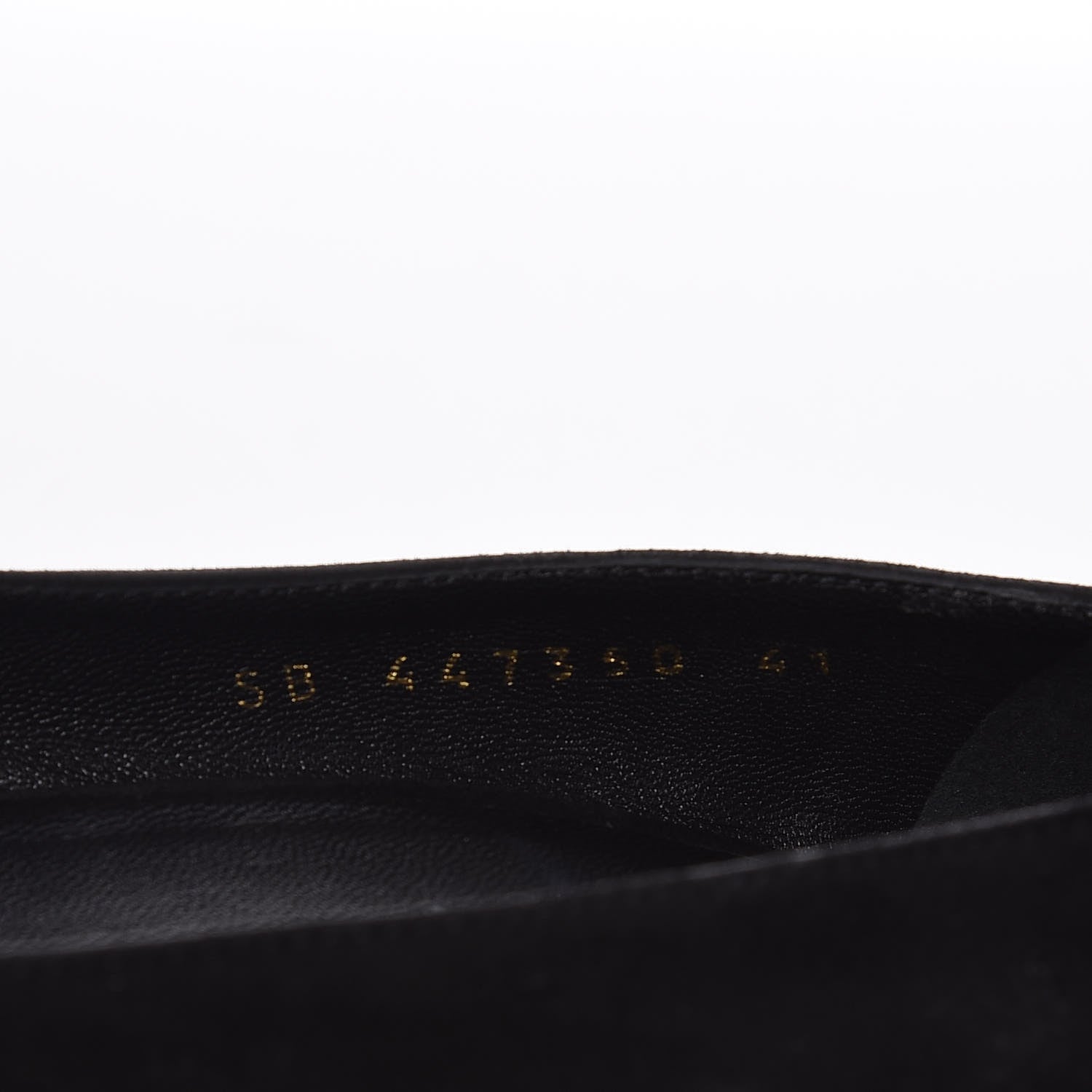 Saint Laurent Kid Scamosciato Babies 90 Pumps 41 Black 10 of 14