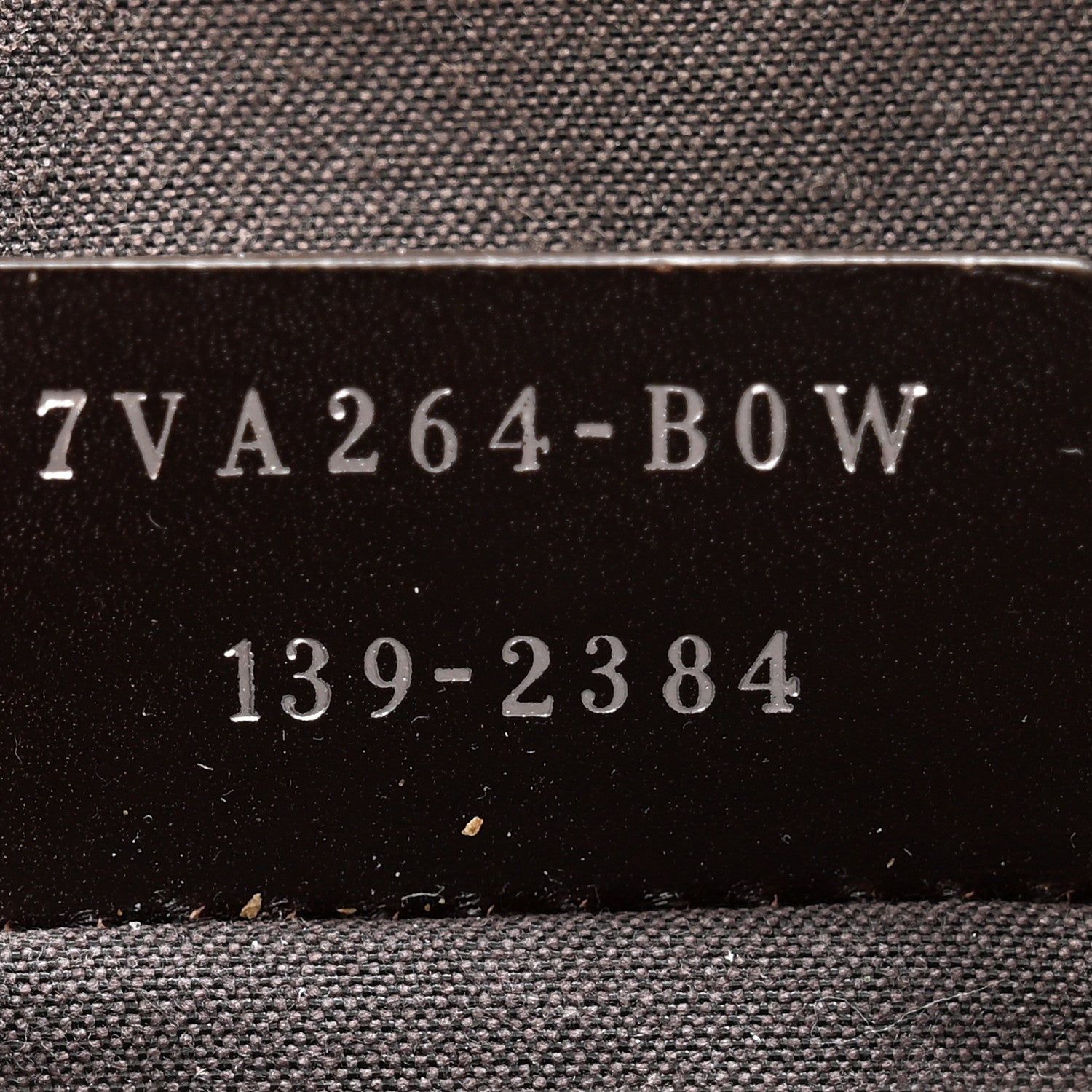 Fendi Zucca Spalmati Zip Pouch Tobacco 7 of 9