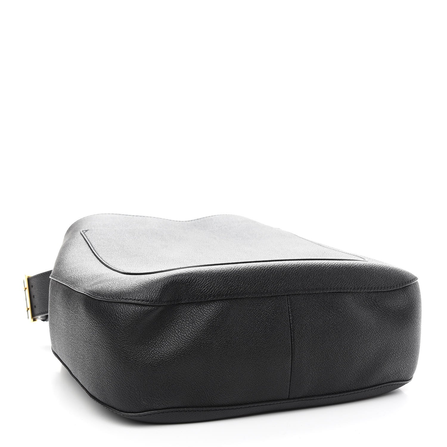 Burberry Grainy Calfskin Small Elmstone Hobo Black 4 of 10