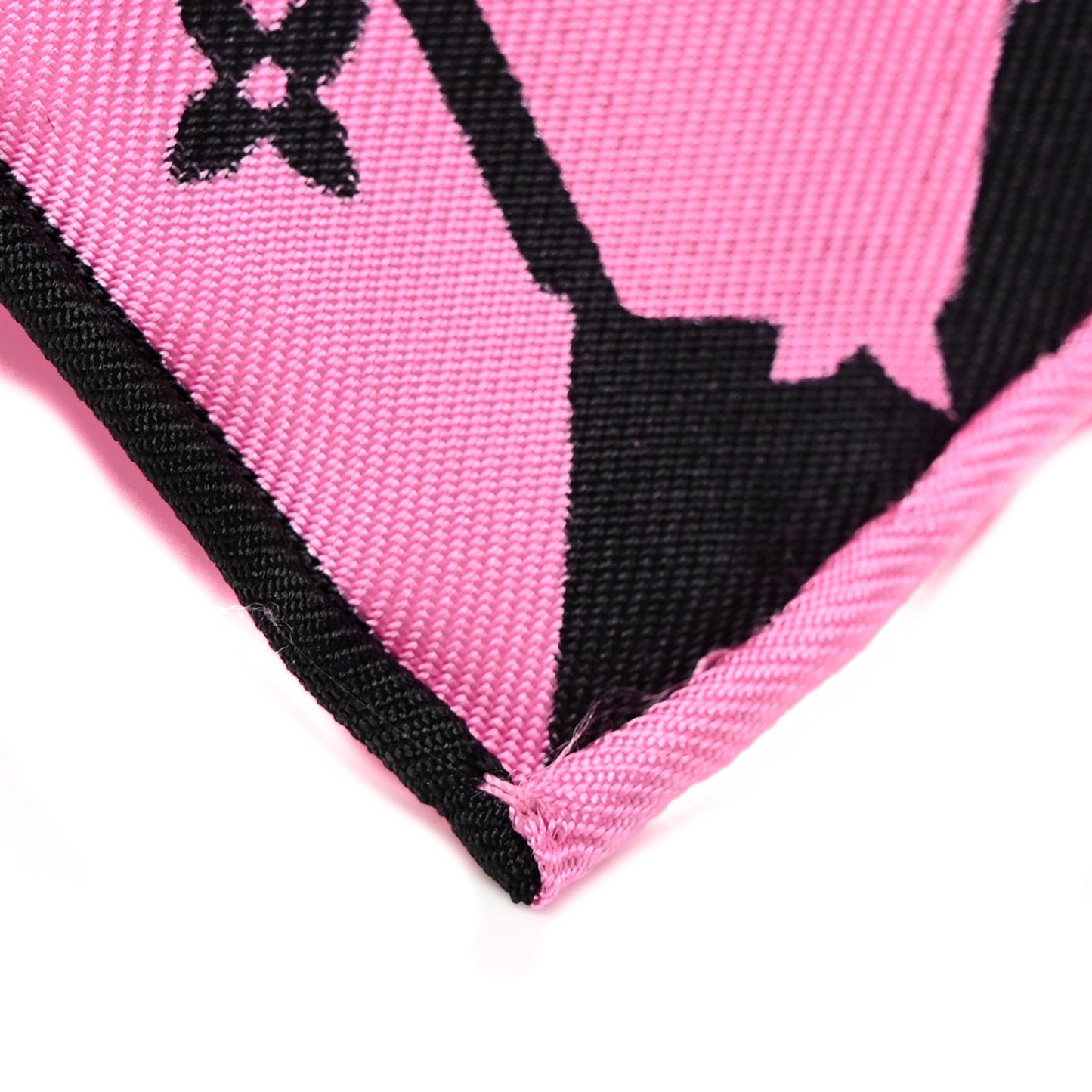 Silk Monogram Confidential Square Scarf Black