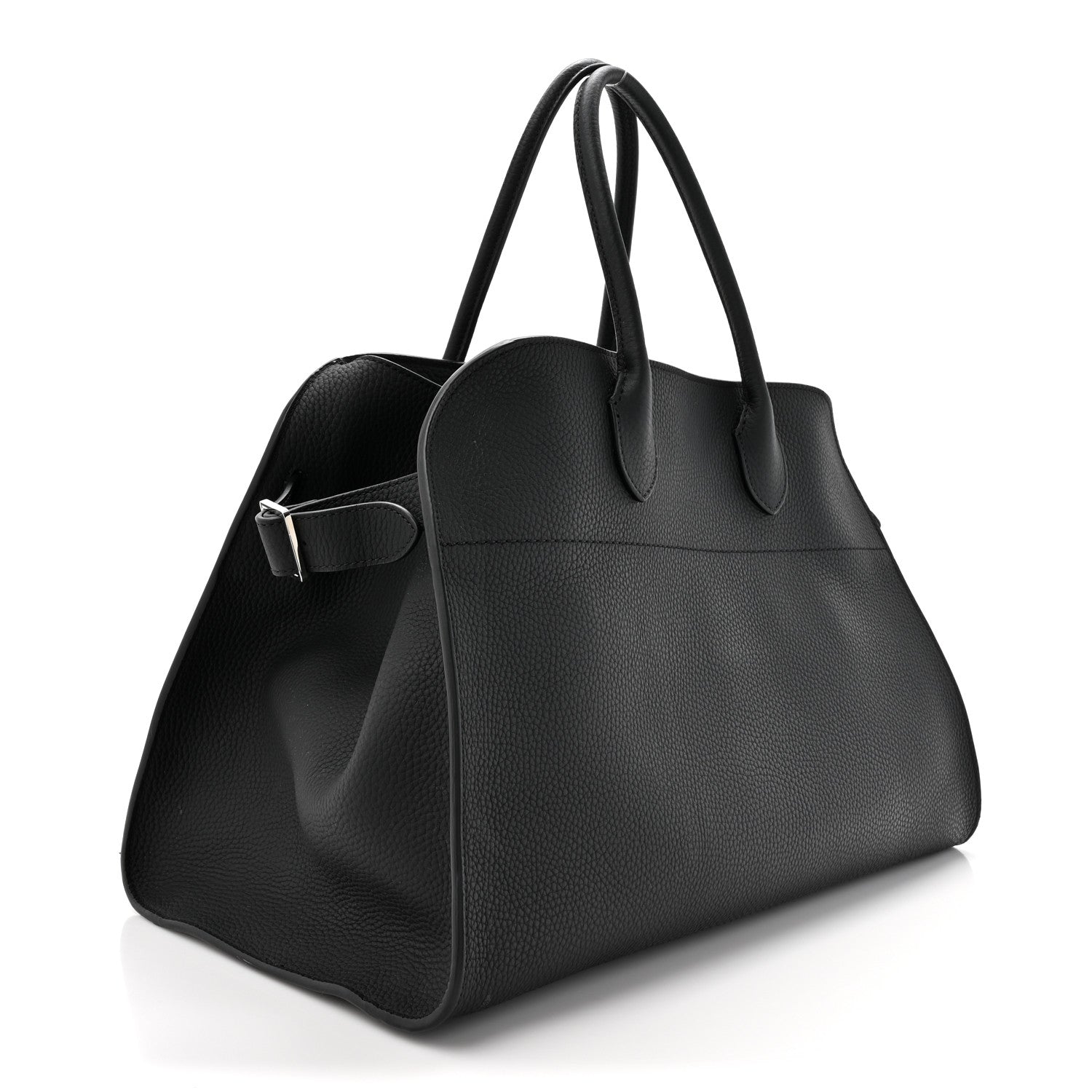 The Row Matte Grained Calfskin Soft Margaux 15 Black 3 of 12