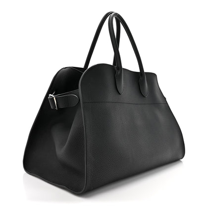 The Row Matte Grained Calfskin Soft Margaux 15 Black 3 of 12