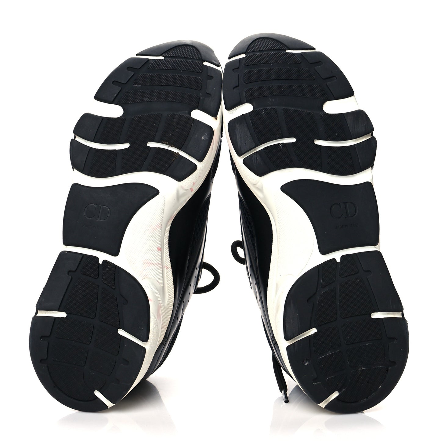 Technical Mesh Calfskin Mens B22 Sneakers 42 Black
