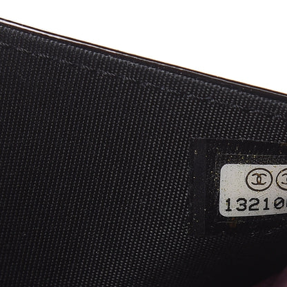Chanel Patent Coco Cabas Wallet On Chain WOC Burgundy 8 of 11