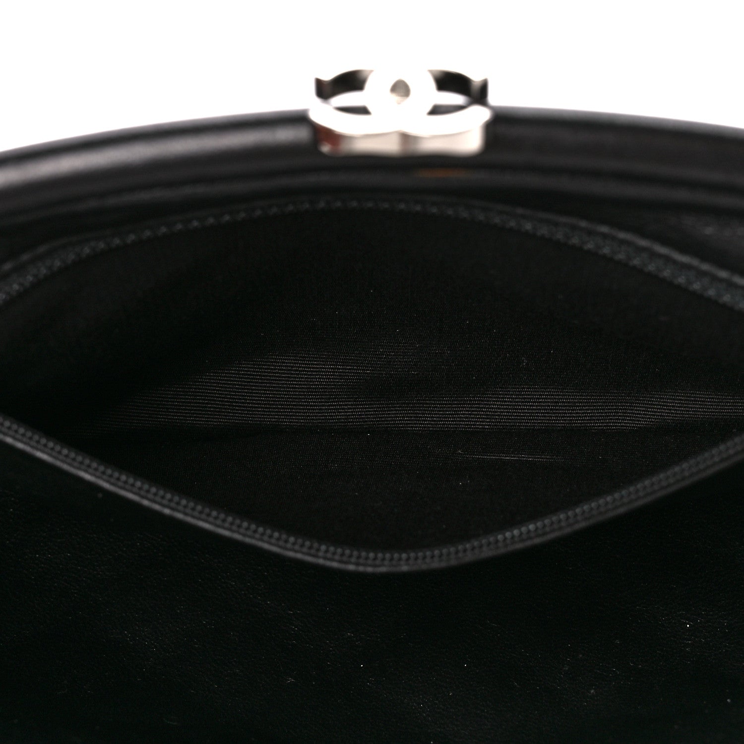 Chanel Lambskin Quilted Timeless Clutch Black 6 of 11