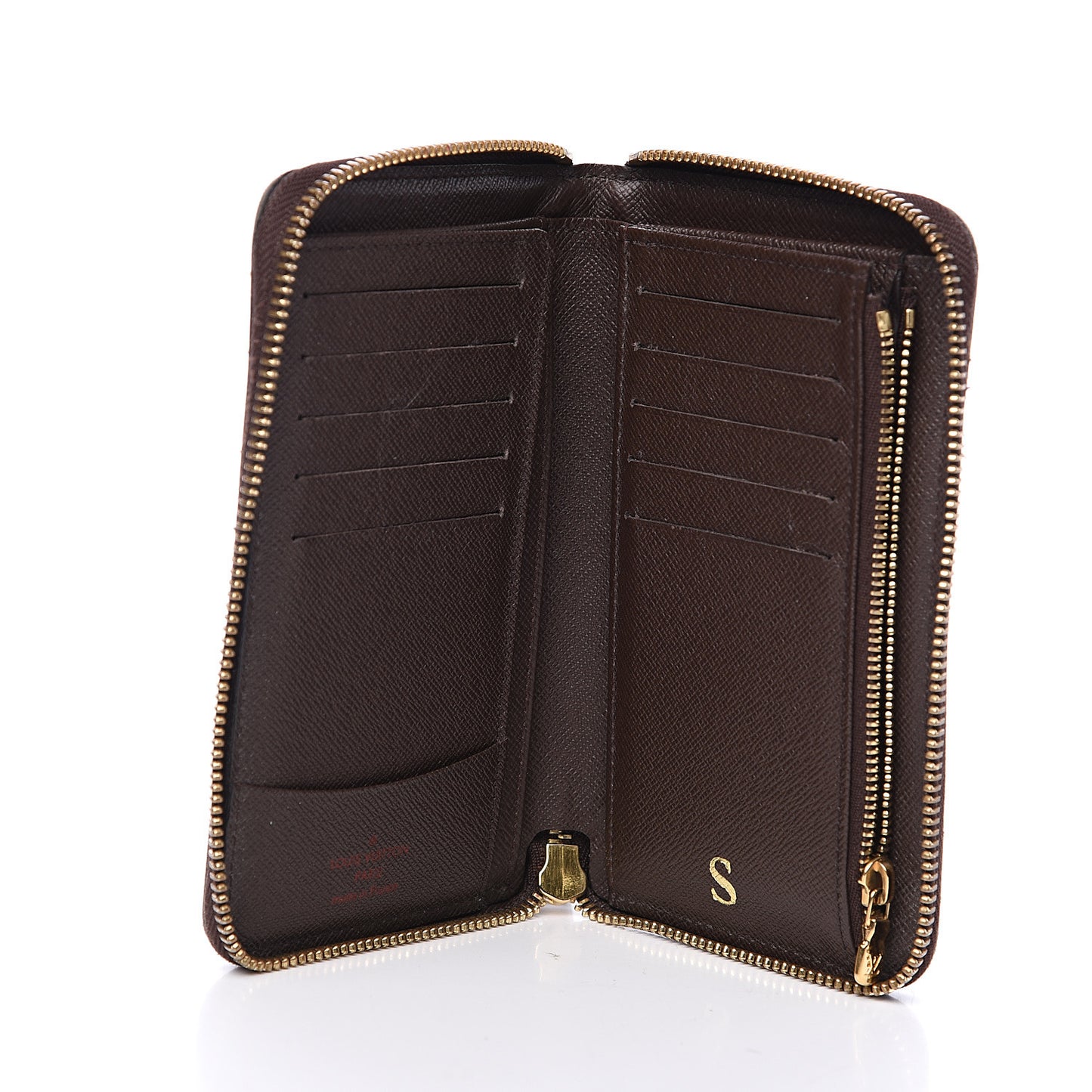 Damier Ebene Zippy Compact Wallet