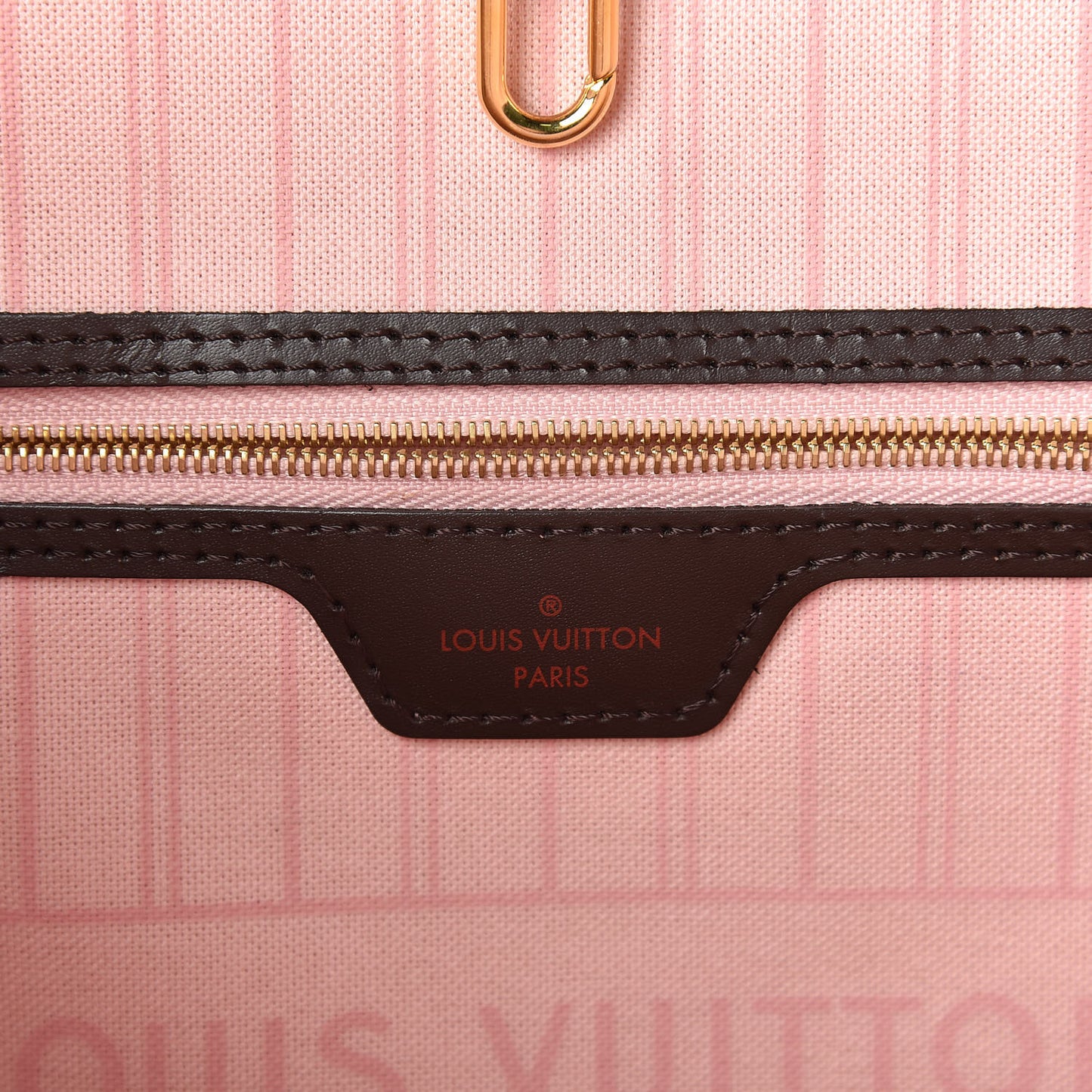 Damier Ebene Neo Neverfull MM Rose Ballerine