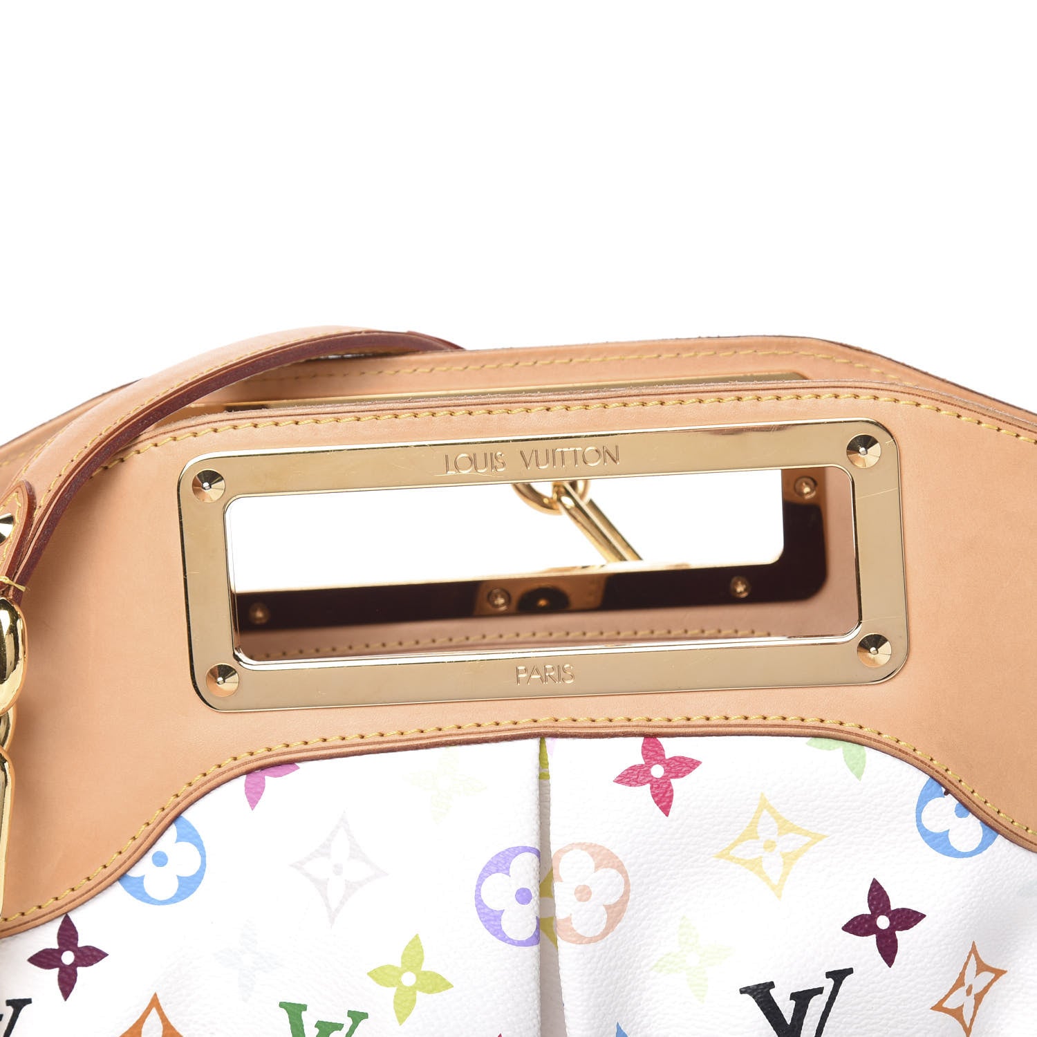 Louis Vuitton Monogram Multicolor Judy MM White 7 of 9