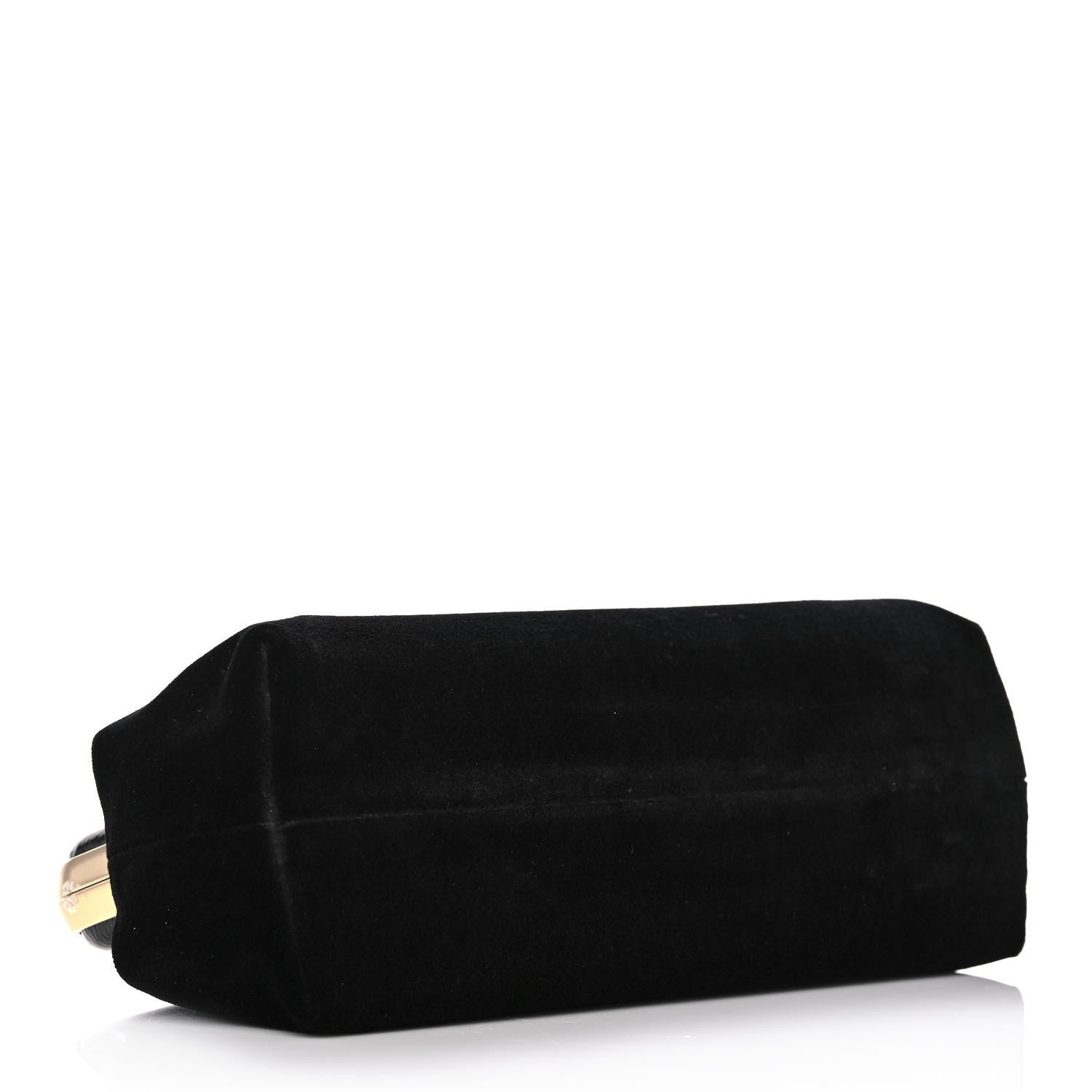 Fendi Velvet Karung Small Fendi First Black 3 of 11