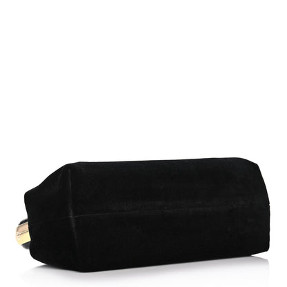 Fendi Velvet Karung Small Fendi First Black 3 of 11