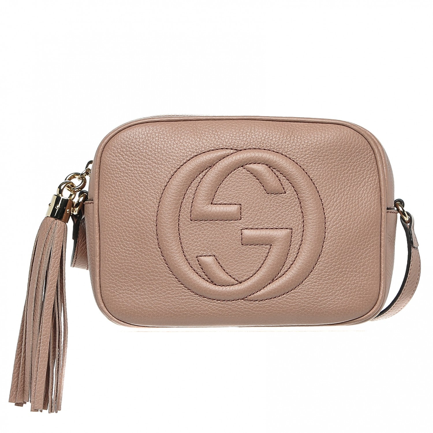 Gucci Cellarius Calfskin Small Soho Disco Bag Dark Cipria 1 of 6