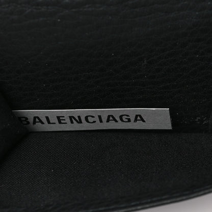 Balenciaga Calfskin Mini Papier Wallet Black 5 of 8