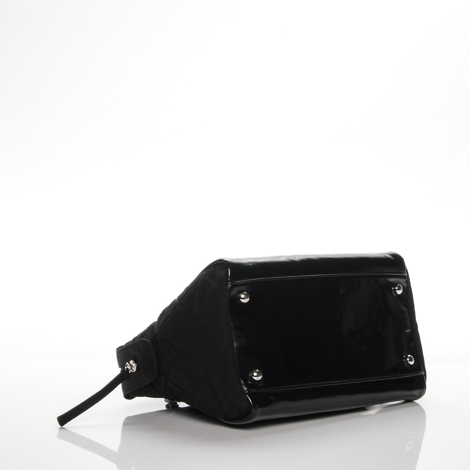 Chanel Vinyl Stretch Spirit Bowler Black 4 of 7