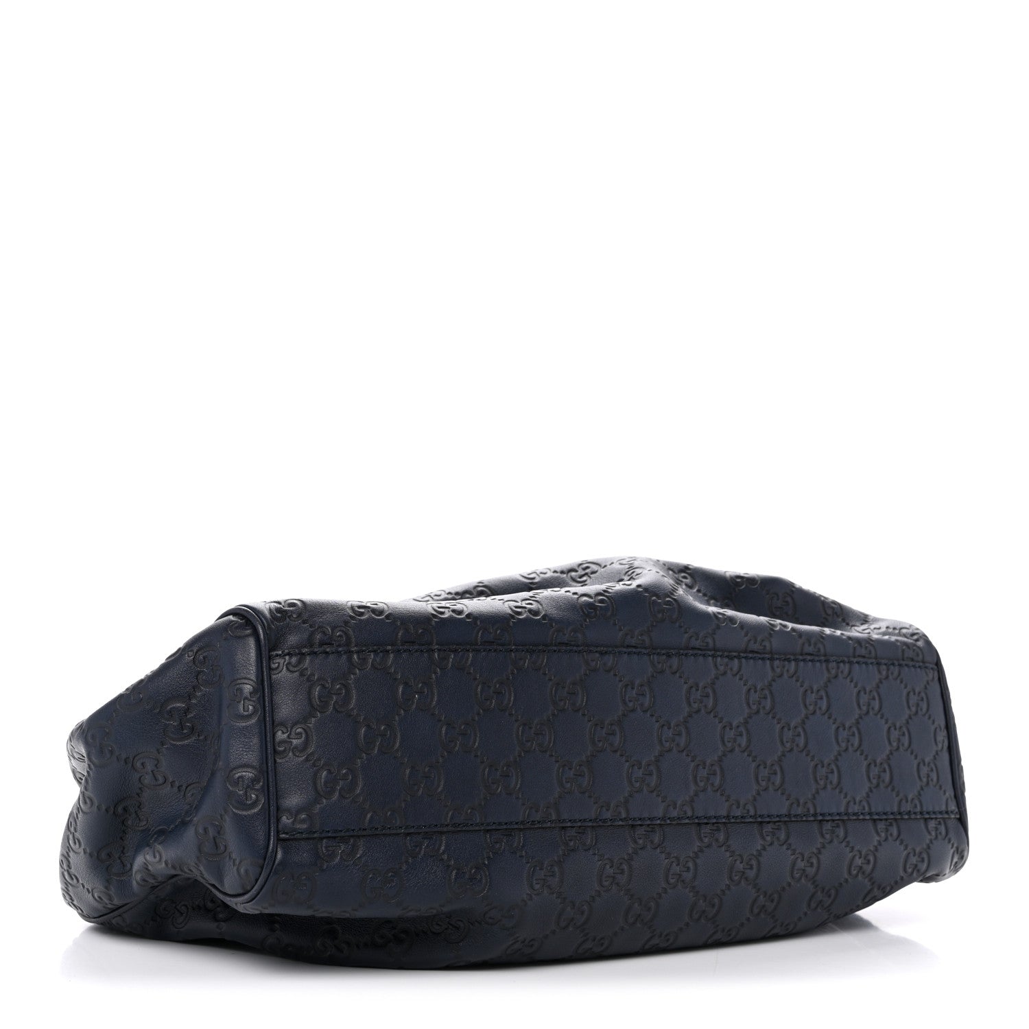 Gucci Guccissima Medium Sukey Tote Navy 4 of 12