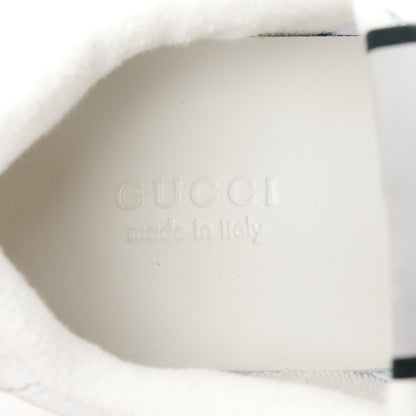 Gucci Metallic Nappa Silk Crystals Womens Screener Sneakers 36.5 Silver Light Grey 8 of 10