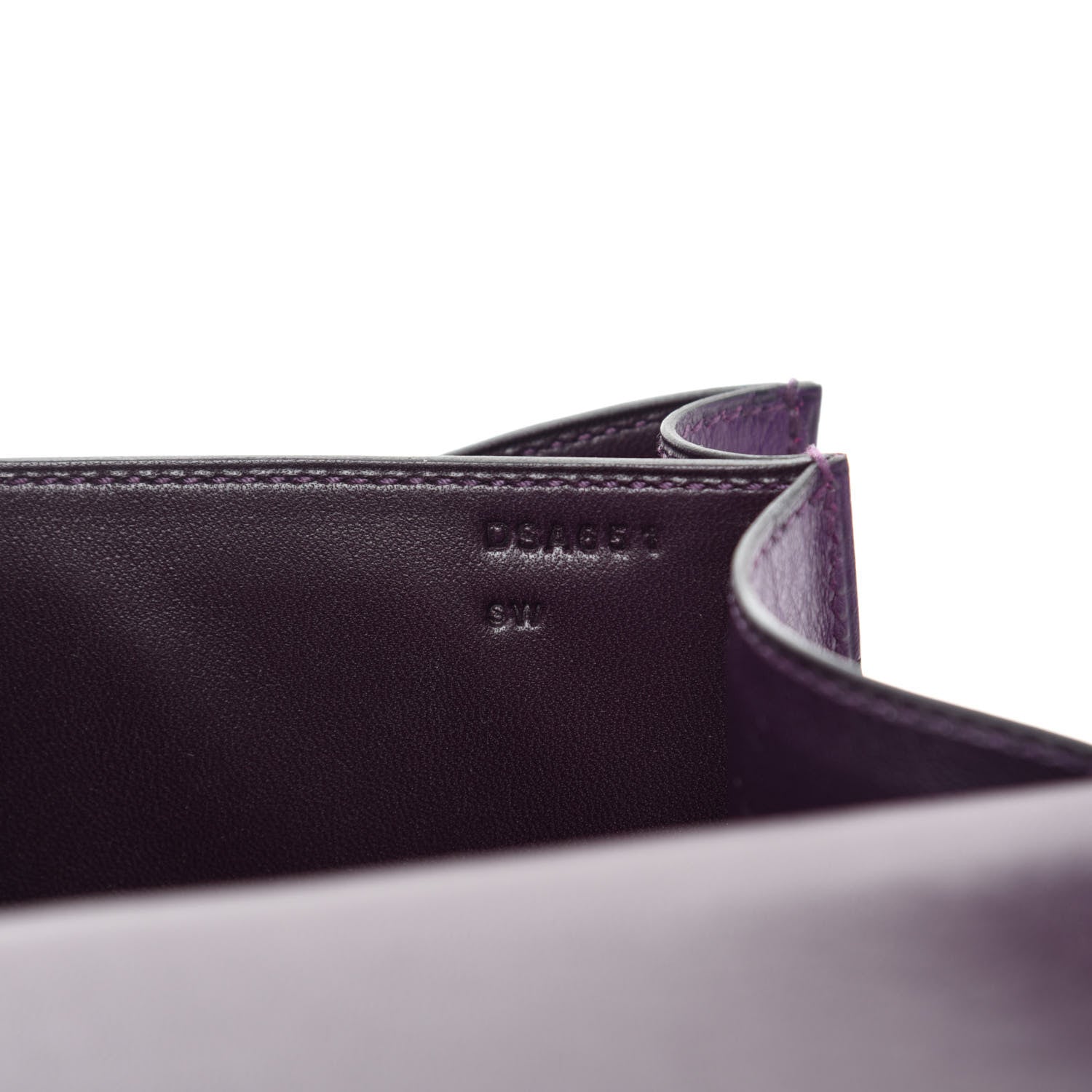 Hermes Ostrich Constance 24 Violine 9 of 11