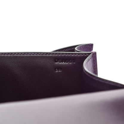Hermes Ostrich Constance 24 Violine 9 of 11