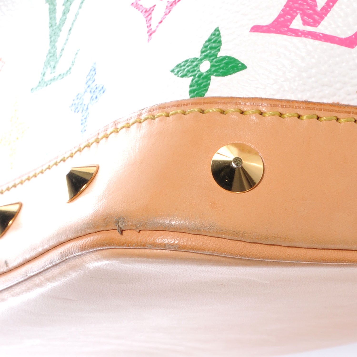 Louis Vuitton Monogram Multicolor Alma White 5 of 10