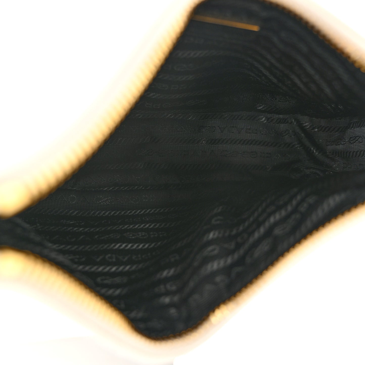 Saffiano Lux Mini Re-Edition Shoulder Bag White