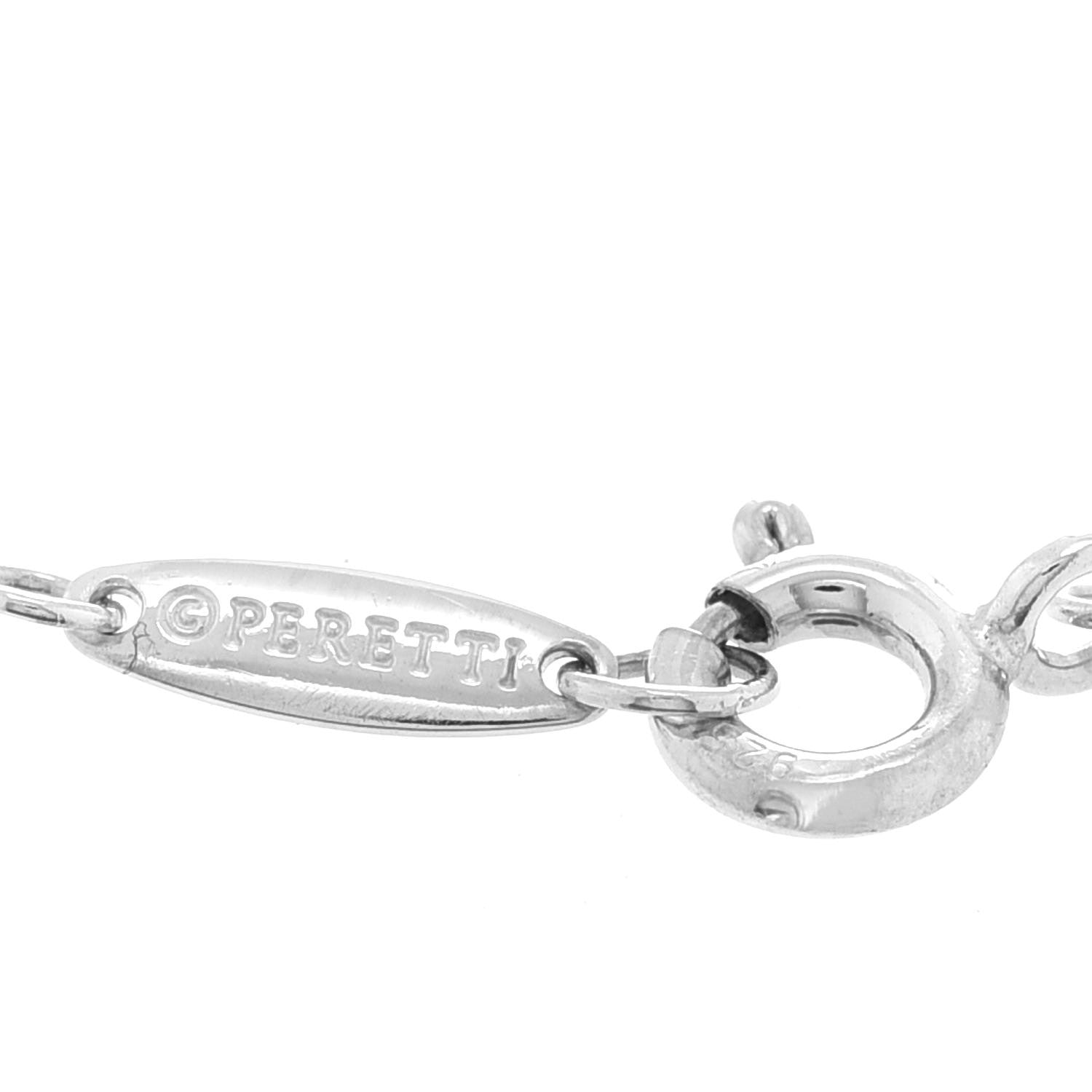 Tiffany Sterling Silver Aquamarine Elsa Peretti Color By The Yard Bracelet 4 of 6