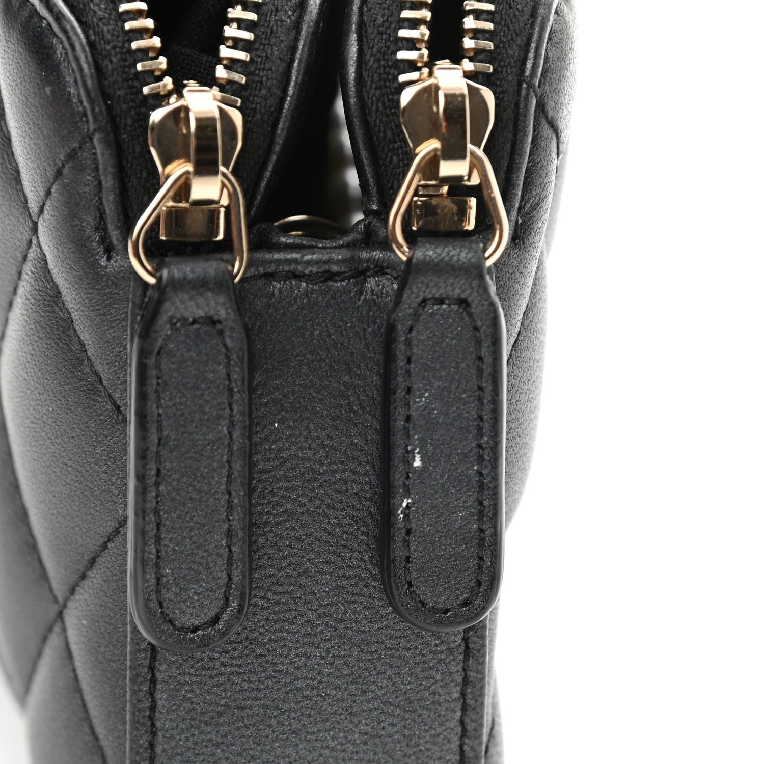 Chanel Iridescent Lambskin Quilted Pearl Clutch With Chain Black 8 of 13