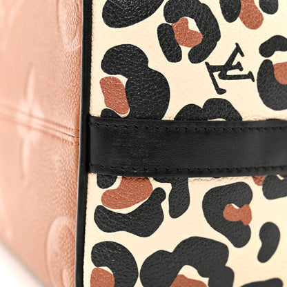 Louis Vuitton Empreinte Monogram Giant Wild At Heart Speedy Bandouliere 25 Caramel 10 of 10
