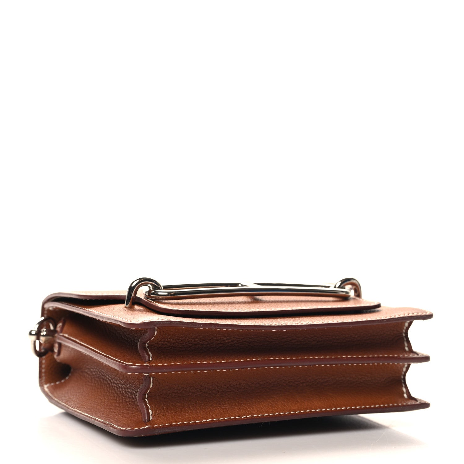 Hermes Barenia Faubourg Mini Sac Roulis Fauve 4 of 11