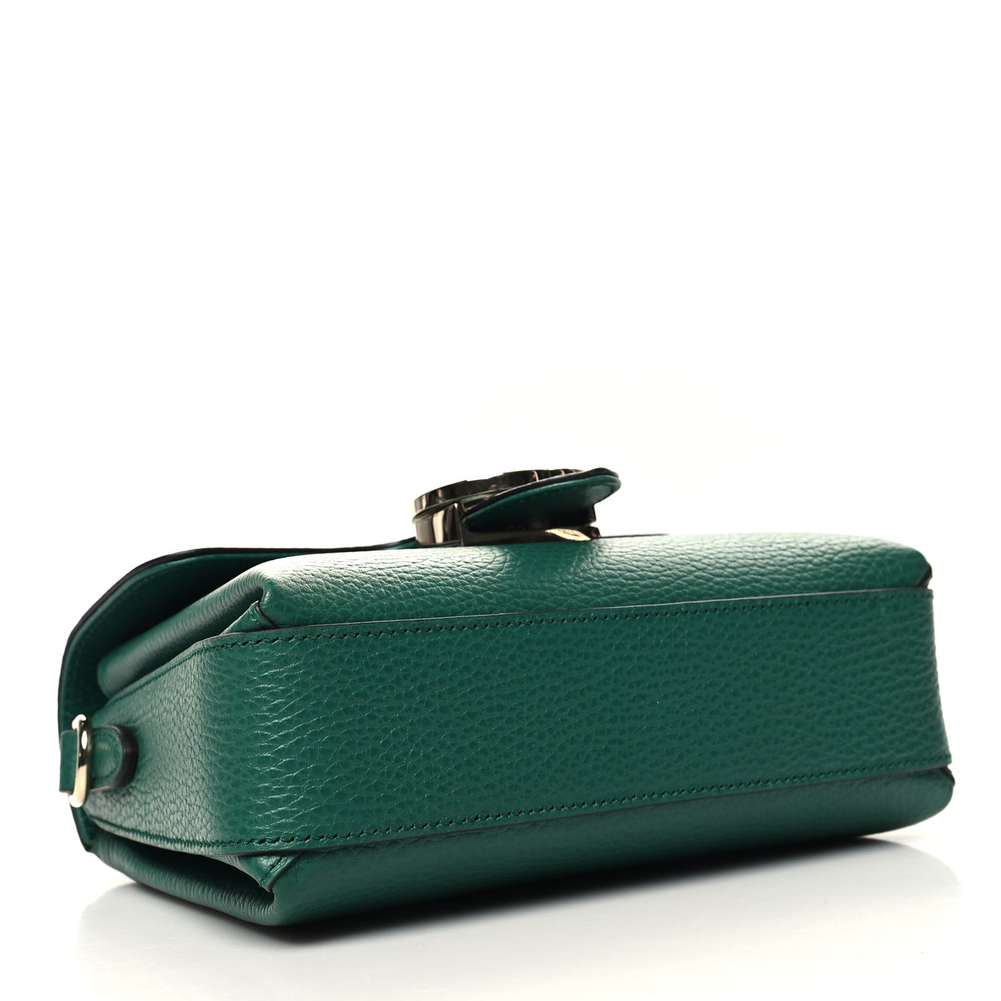 Dollar Calfskin Interlocking G Crossbody Bag Emerald