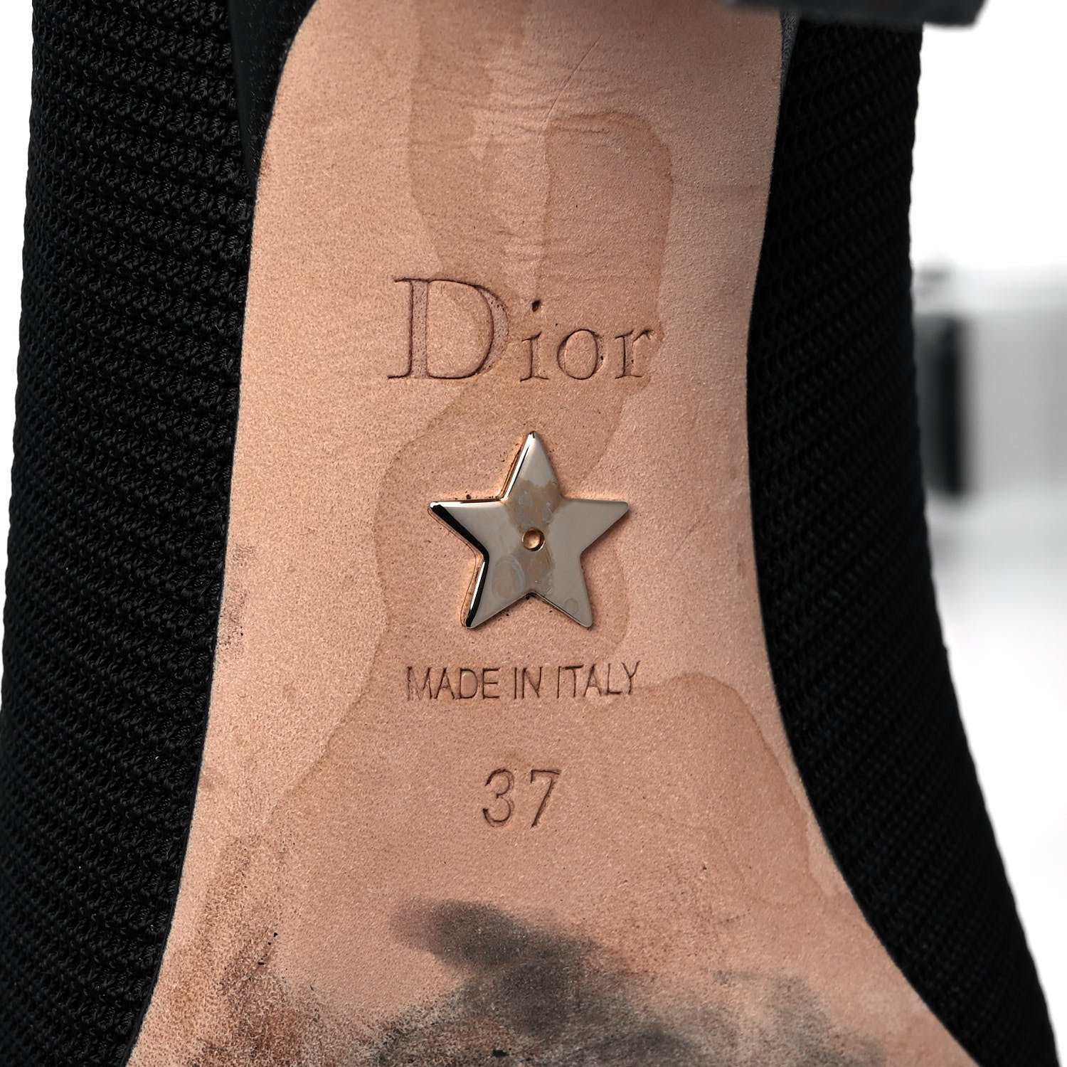 Christian Dior Fabric J'Adior Ribbon Pumps 37 Black 8 of 9